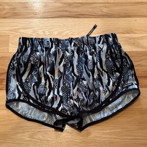 Calvin Klein Black and White Patterned Shorts